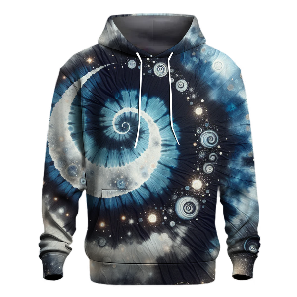 Crescent Moon Tie-Dye Hoodie