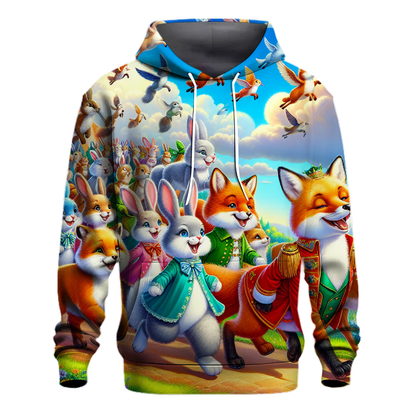 Funky Animal Parade Hoodie