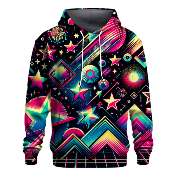 Cosmic Neon Fantasy Hoodie