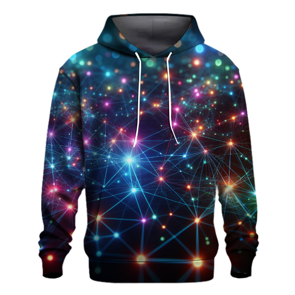 Neon Network Pulse Hoodie