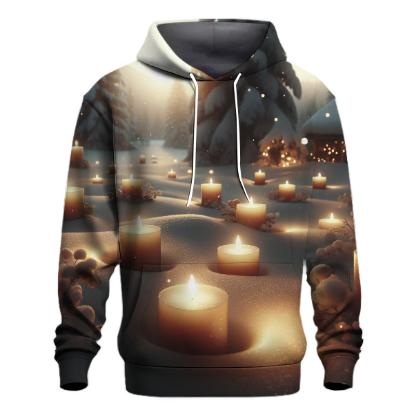 Silent Night Candle Glow Hoodie