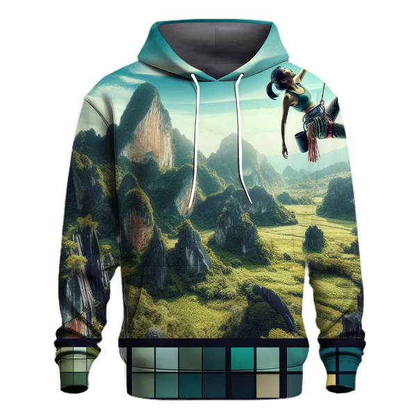 Rock Climbing - Ascent of Courage Hoodie