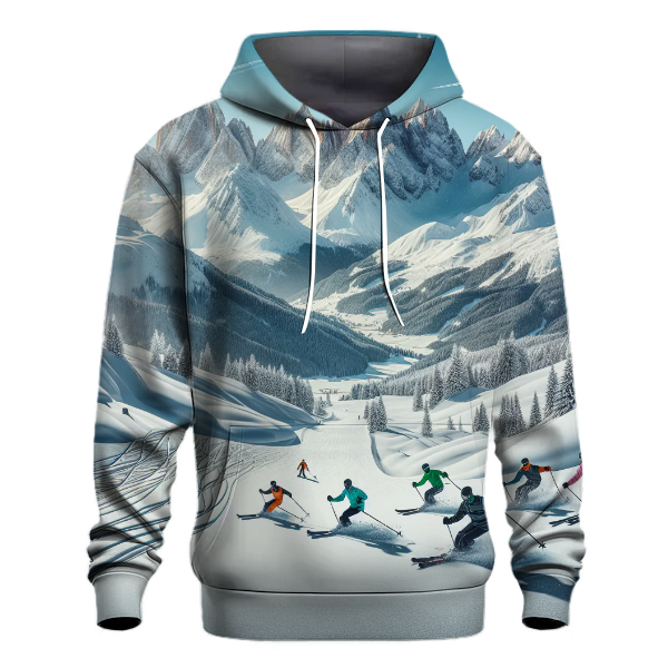 Skiing - Alpine Glider Hoodie