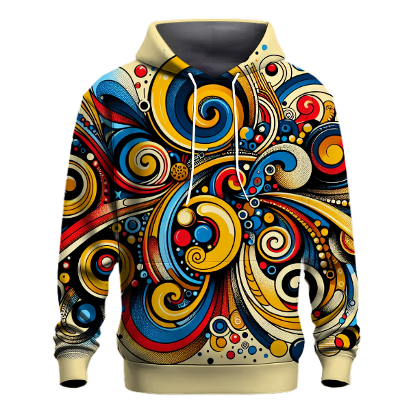 Bold Spiral Dots Hoodie