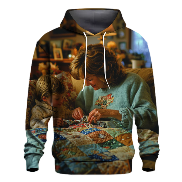 The Quilt of Memories Stitched Together by Love Hoodie