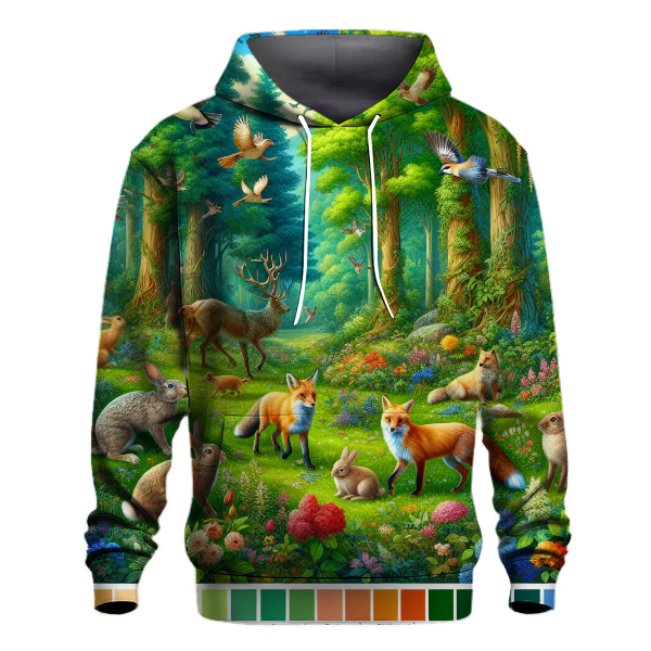 Enchanted Woodland Friends Hoodie
