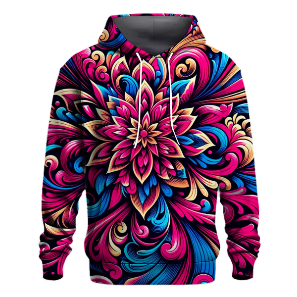 Floral Burst Hoodie