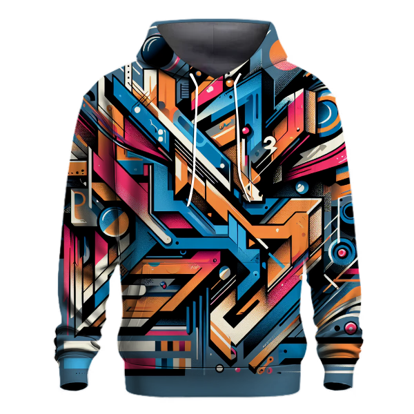 Urban Graffiti Edge Hoodie