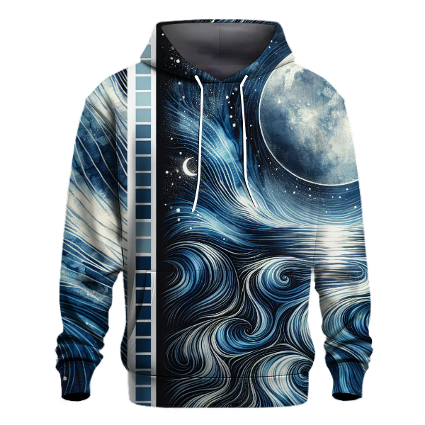 Moonlit Tide Tie-Dye Hoodie