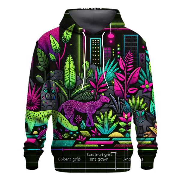 Neon Urban Jungle Hoodie