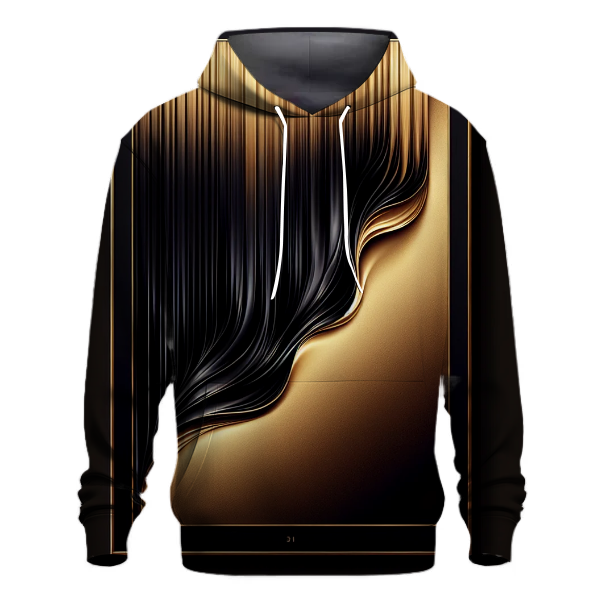 Bold Black and Gold Hoodie