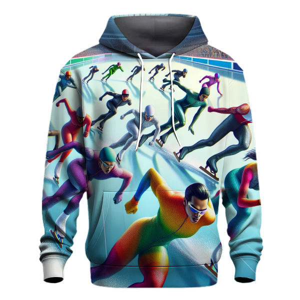 Speed Skating - Gliding to Victory Hoodie