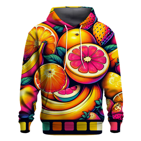 Funky Fresh Fruit Patterns Hoodie