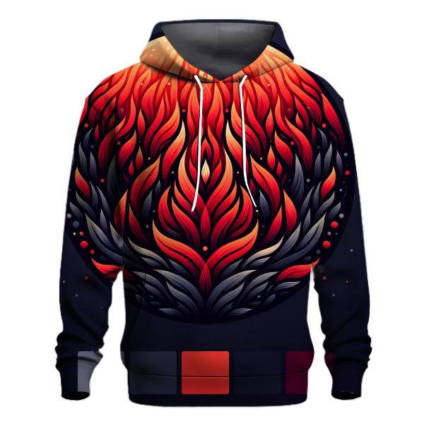 Rustic Campfire Ember Hoodie