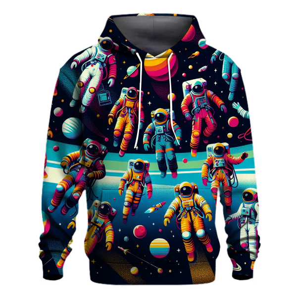 Retro Astronaut Adventure Hoodie