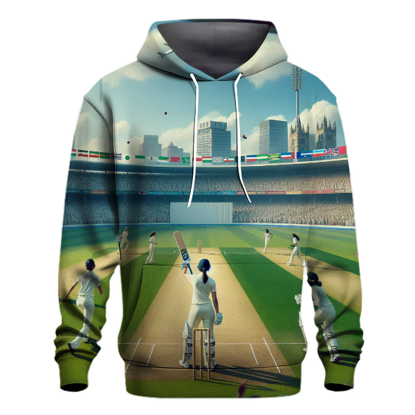 Cricket Match Boundaries Hoodie