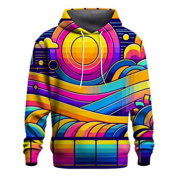 Retro Spectrum Fusion Hoodie