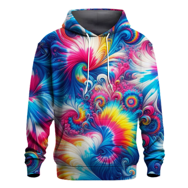 Funky Tie-Dye Grooves Hoodie