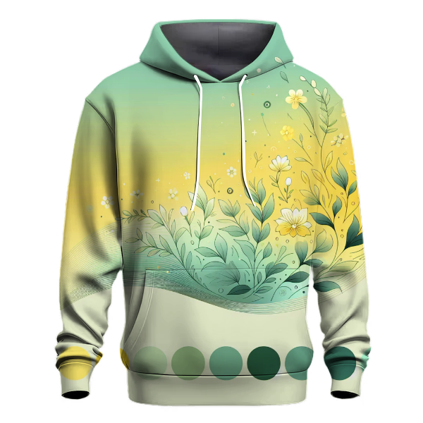 Radiant Spring Gradient Design Hoodie