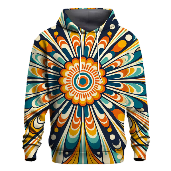 Vibrant Sunburst Revival Hoodie