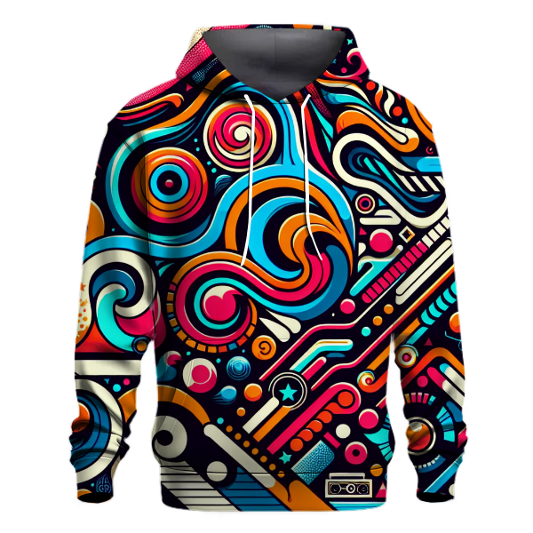 Retro Funk Fusion Hoodie