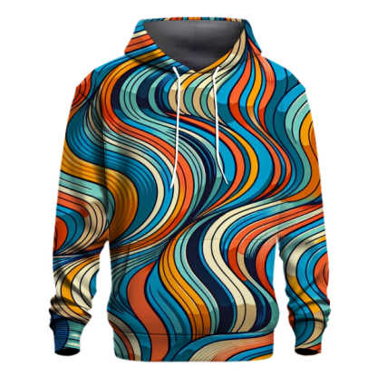Retro Striped Bliss Hoodie