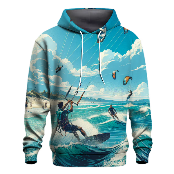 Kite Surfing - Wind and Waves Hoodie