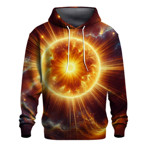 Celestial Sunburst Radiance Hoodie