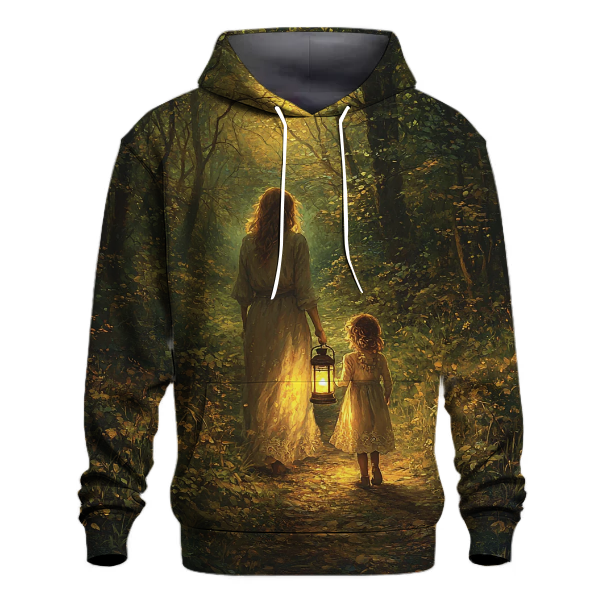 The Lantern of Wisdom A Mothers Guiding Light Hoodie