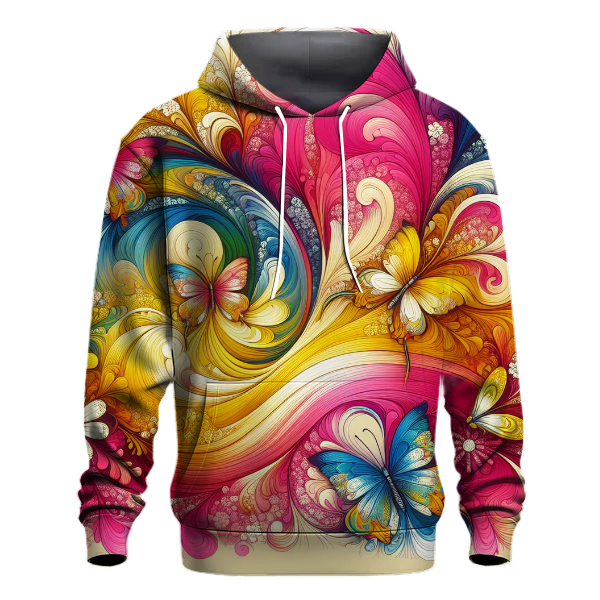 Springtime Butterfly Waltz Hoodie