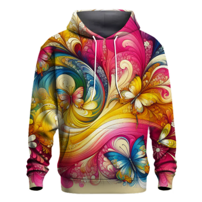 Springtime Butterfly Waltz Hoodie