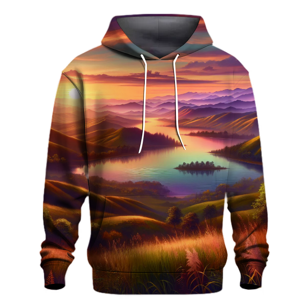 Serene Nature Landscape Hoodie