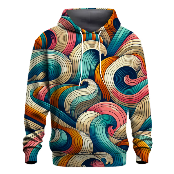 Groovy Waves of Joy Hoodie