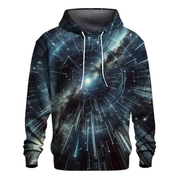 Galactic Star Trails Hoodie