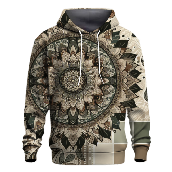 Earthy Boho Tones Hoodie