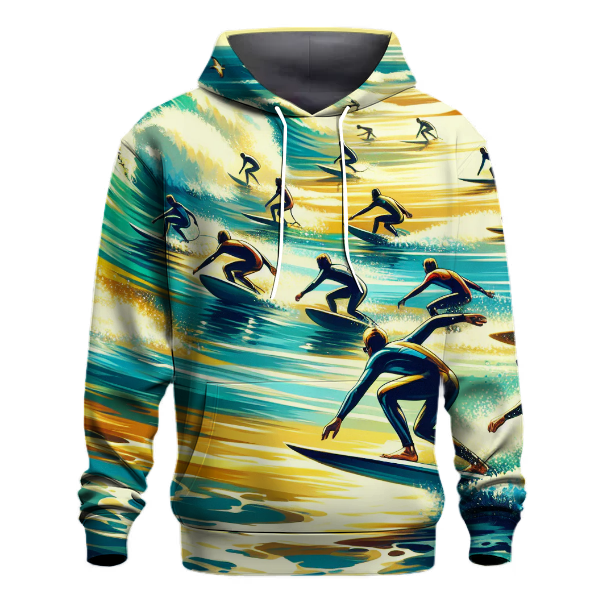 Surfing - Catching Waves Hoodie