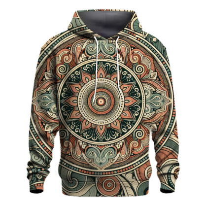 Earthy Bohemian Tapestry Hoodie