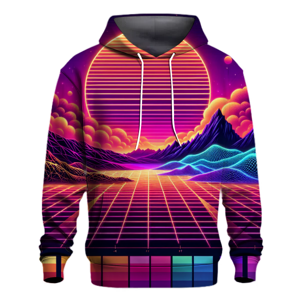 Retro Future Landscape Hoodie