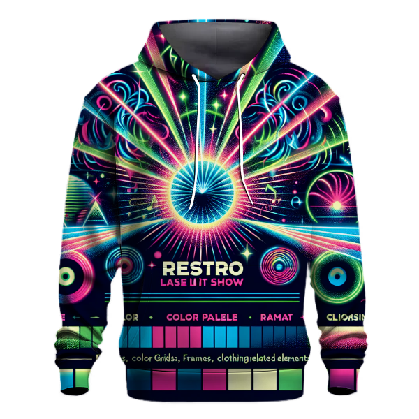 Retro Laser Light Show Hoodie