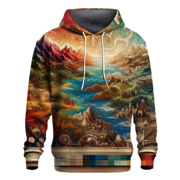 Adventurous Explorer's Map Hoodie