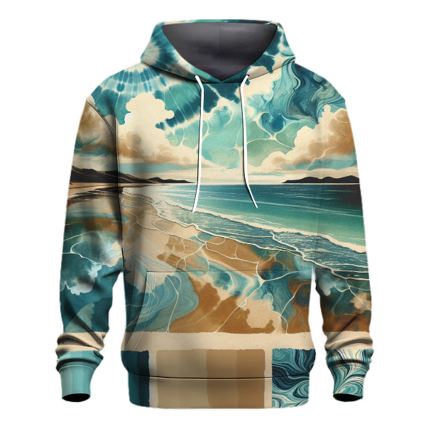 Oceanic Horizon Tie-Dye Hoodie