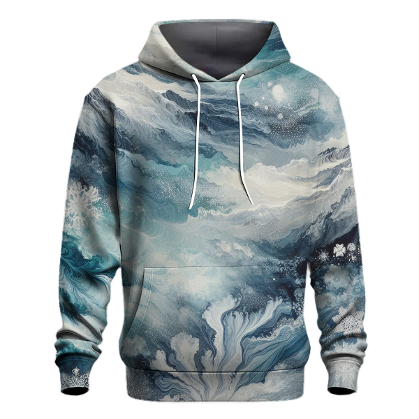 Frozen Glacial Tie-Dye Hoodie