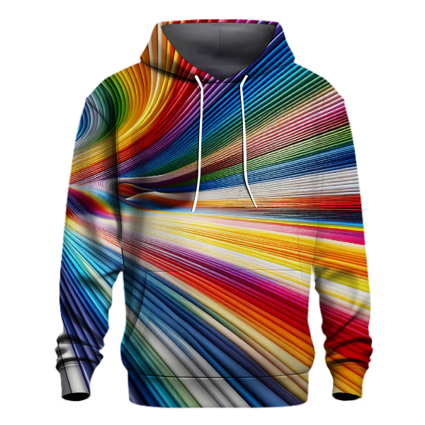 Rainbow Retro Vibes Hoodie