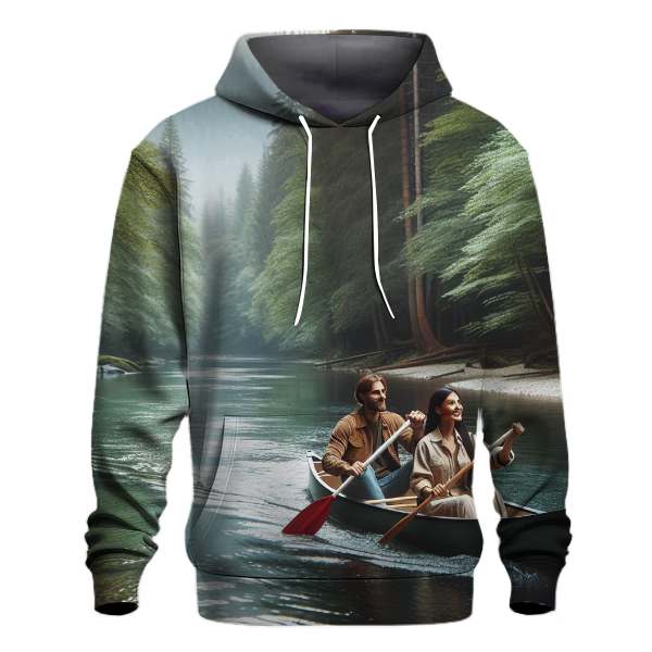 Canoeing River Adventure Hoodie