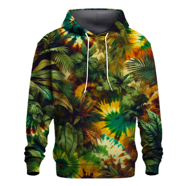 Jungle Vibe Tie-Dye Hoodie