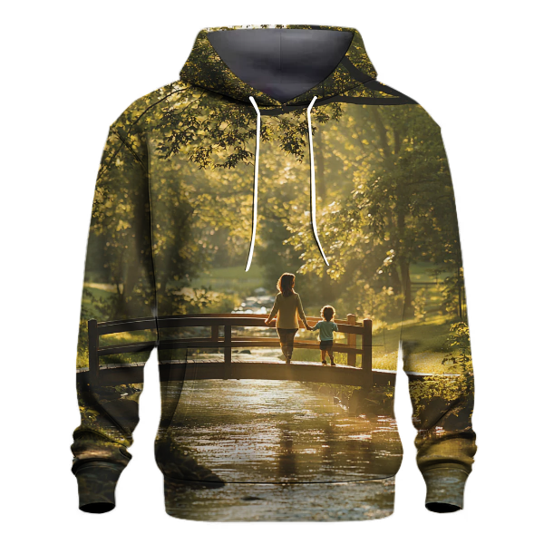The Bridge of Dreams A Mothers Supportive Path Hoodie