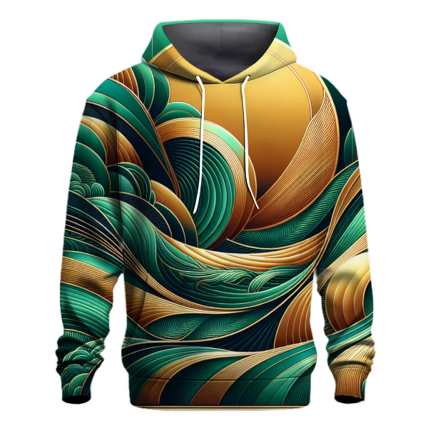 Emerald Sunset Flow Hoodie