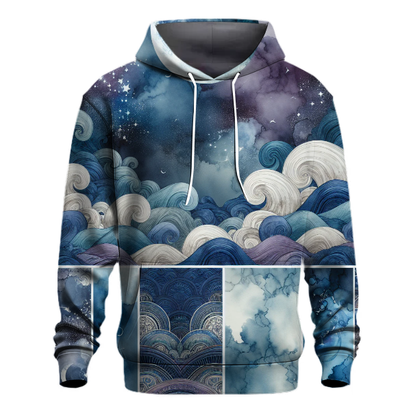 Lunar Sea Tie-dye Hoodie