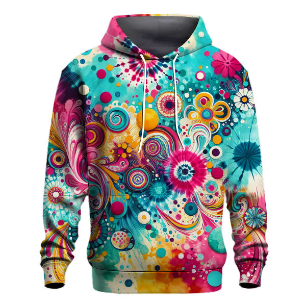 Fiesta Vibe Tie-Dye Hoodie