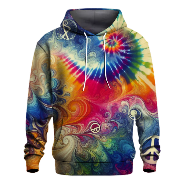 Tie-Dye Peace Reverie Hoodie